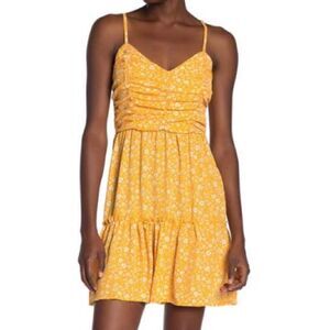 NWT Bailey Blue Ditsy Ruffle Dress